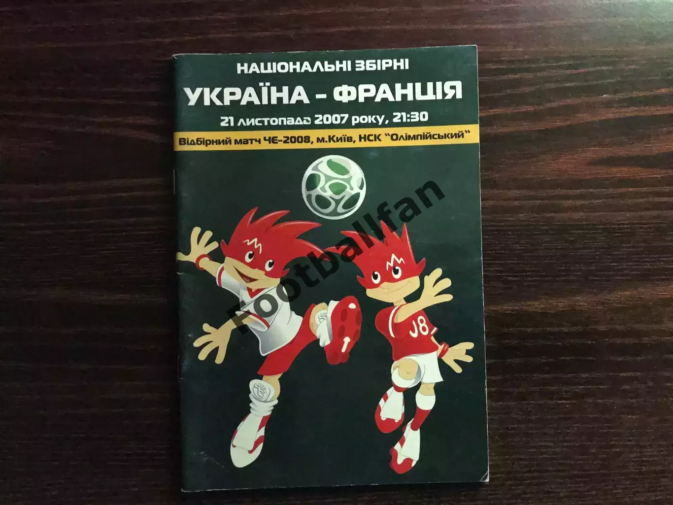 Украина - Франция 21.11.2007