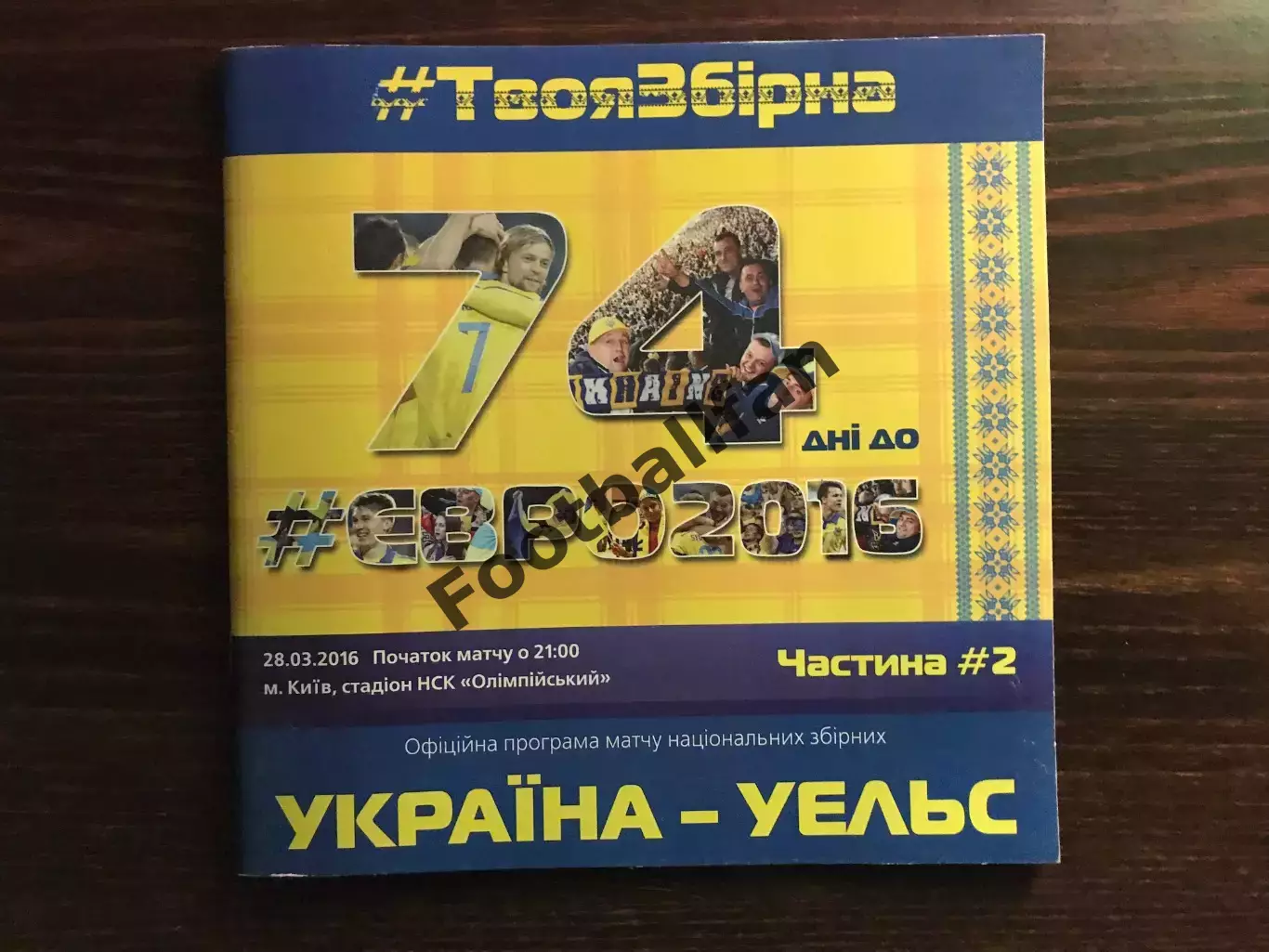 Украина - Уэльс 28.03.2016