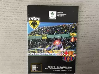 АЕК Афины , Греция - Барселона Испания 15.02.2001