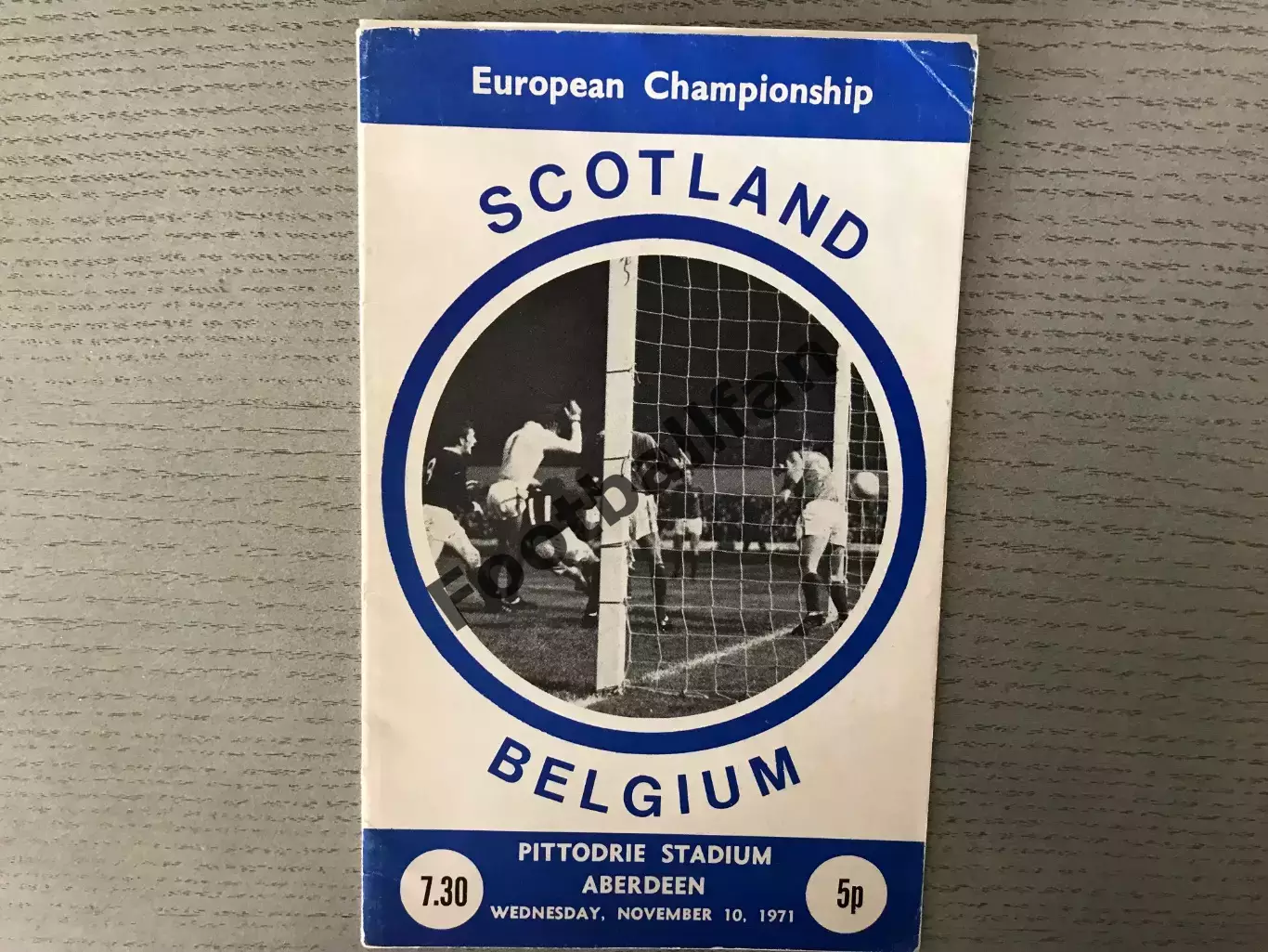 Шотландия - Бельгия 10.11.1971