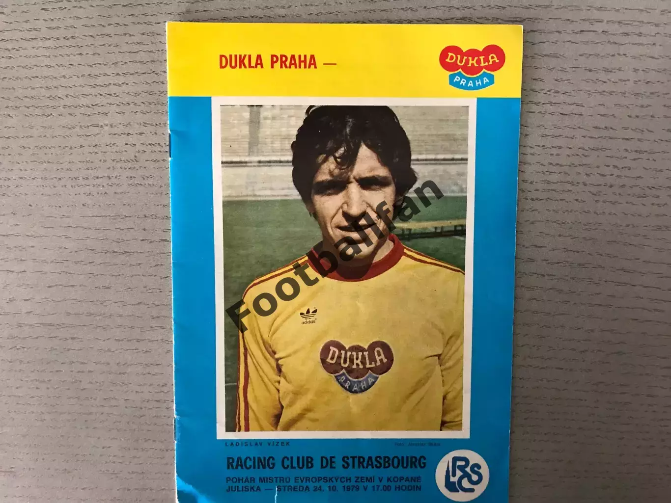 Дукла Прага , ЧССР ( Чехословакия ) - Страсбург Франция 24.10.1979