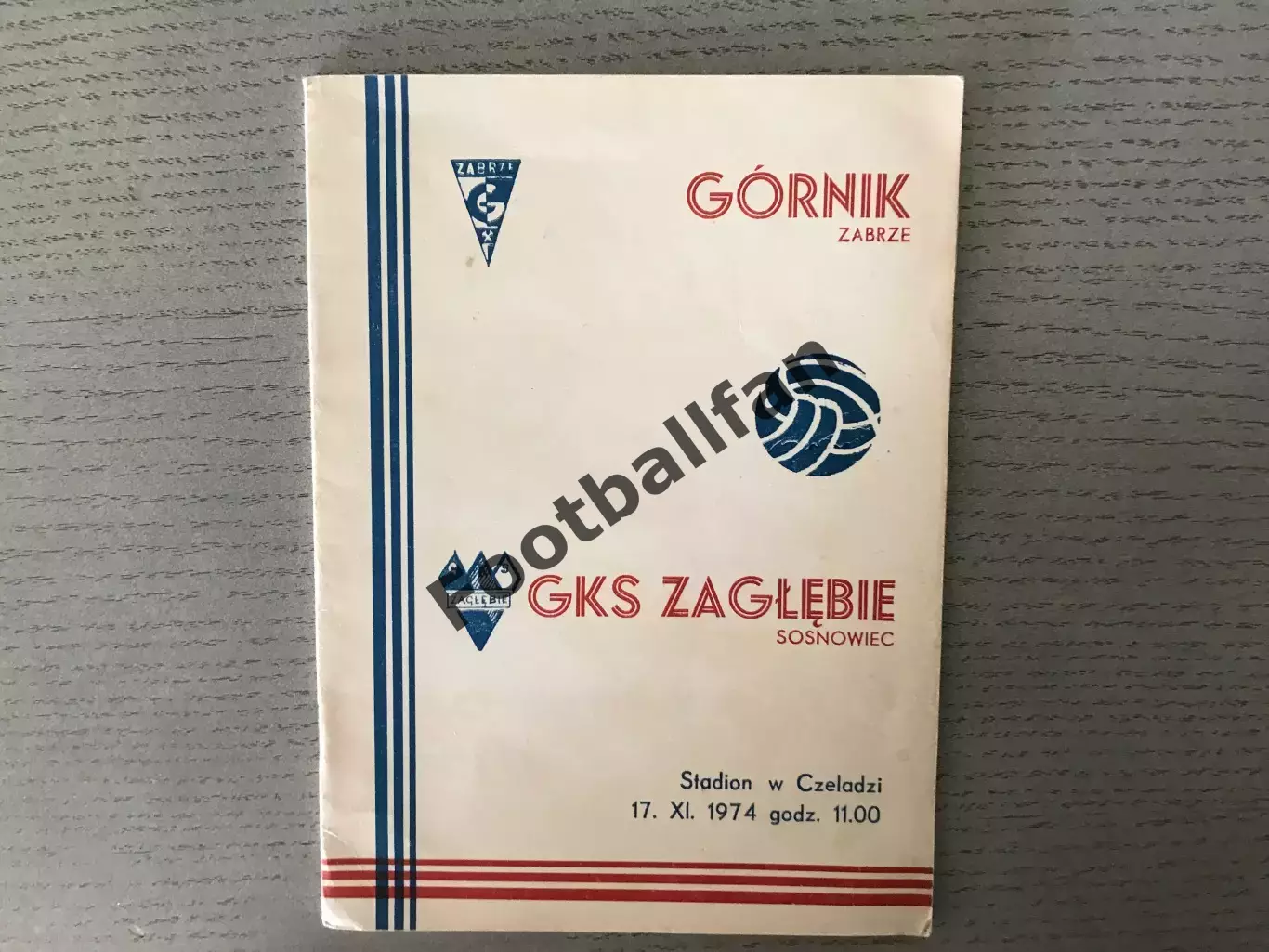 Гурник Забже - Заглембе Сосновец 17.11.1974 чемпионат Польша