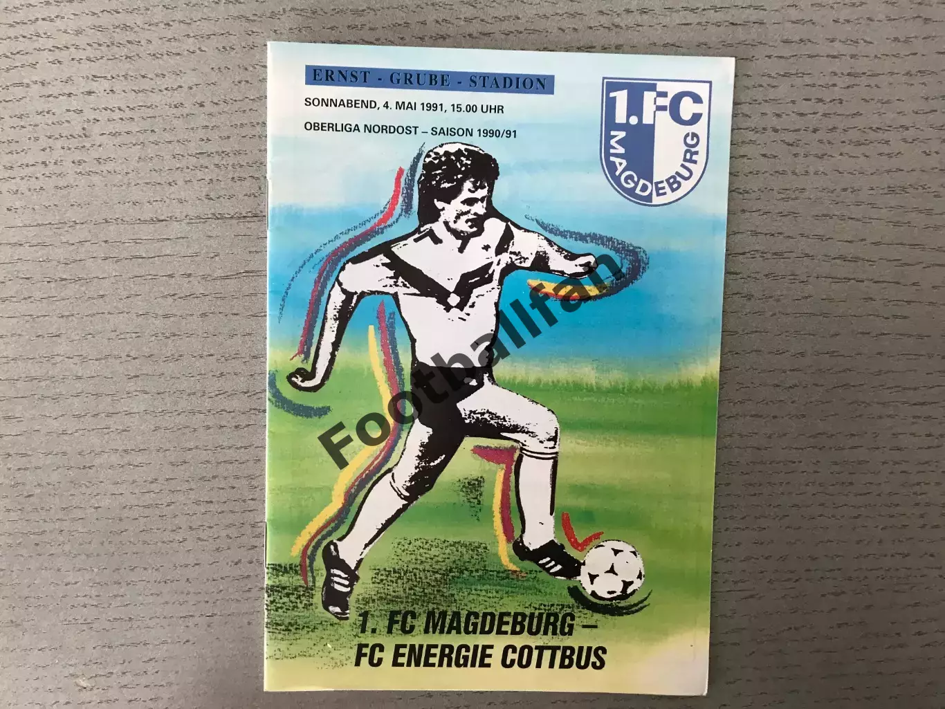 Магдебург - Энергия Коттбус 04.05.1991 чемпионат ГДР
