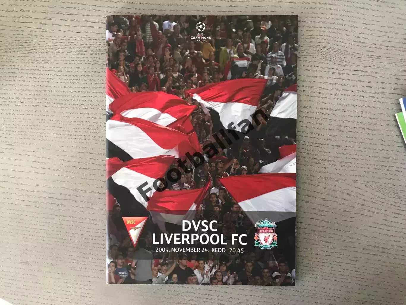 Дебрецен Венгрия - Ливерпуль Англия 24.11.2009