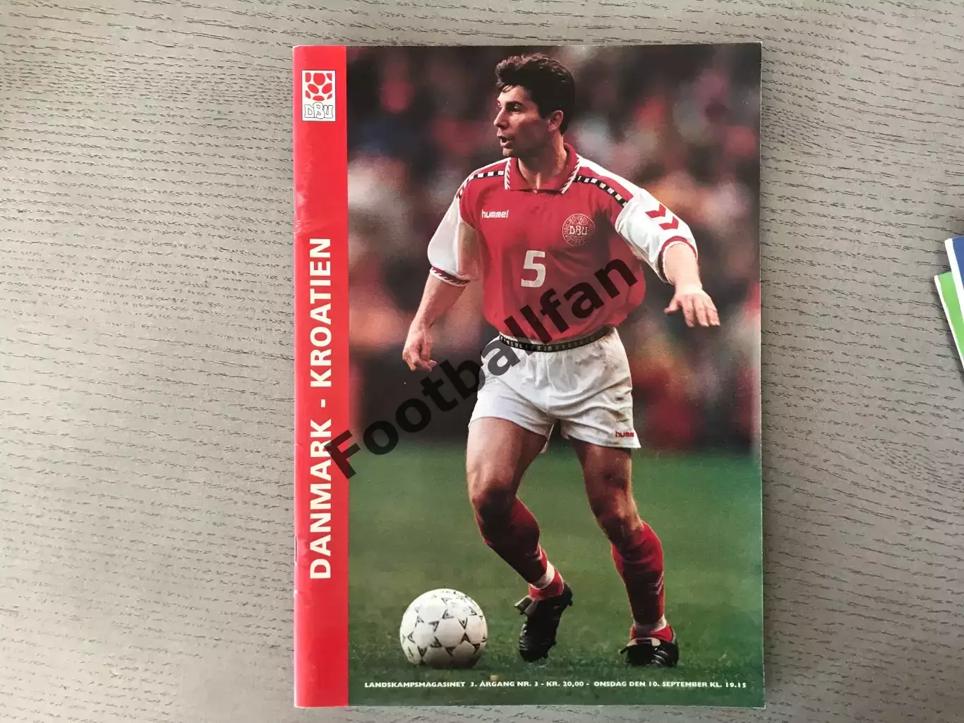 Дания - Хорватия 10.09.1997