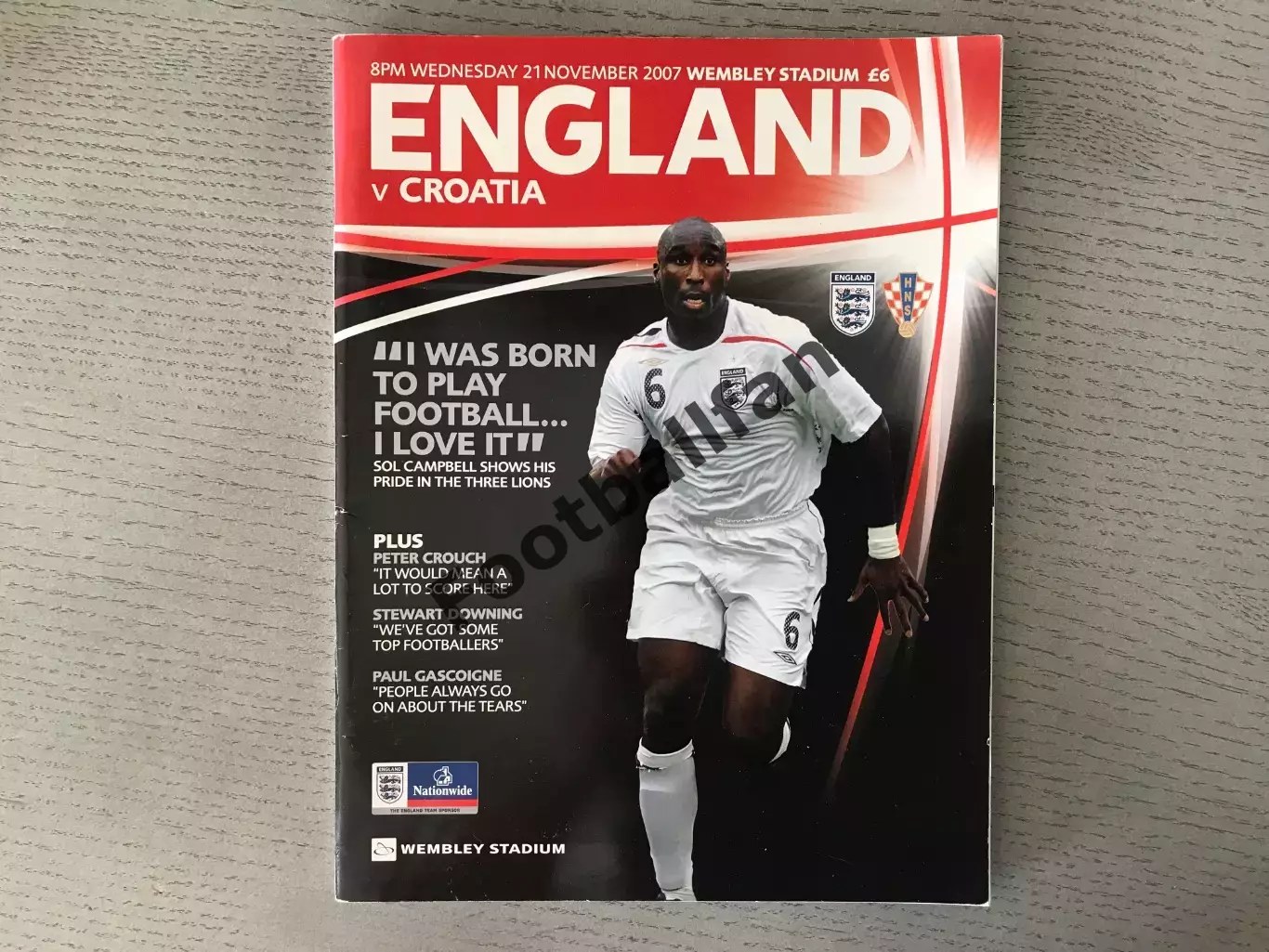 Англия - Хорватия 21.11.2007