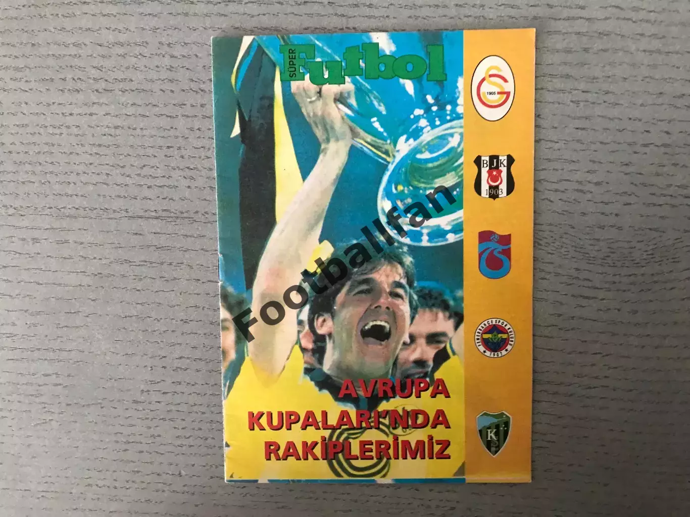 Представление соперников клубов Турции в еврокубках 1998 год . Уч.в описании
