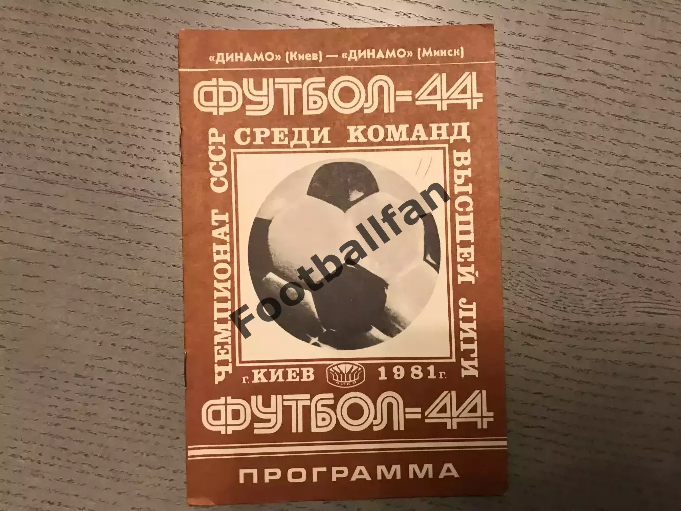 Динамо Киев - Динамо Минск 15.10.1981