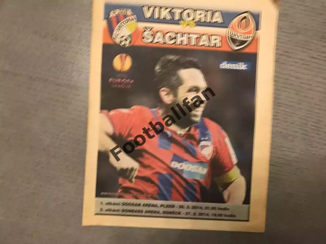 Виктория Пльзень , Чехия - Шахтер Донецк , Украина 20.02.2014 2-й вид