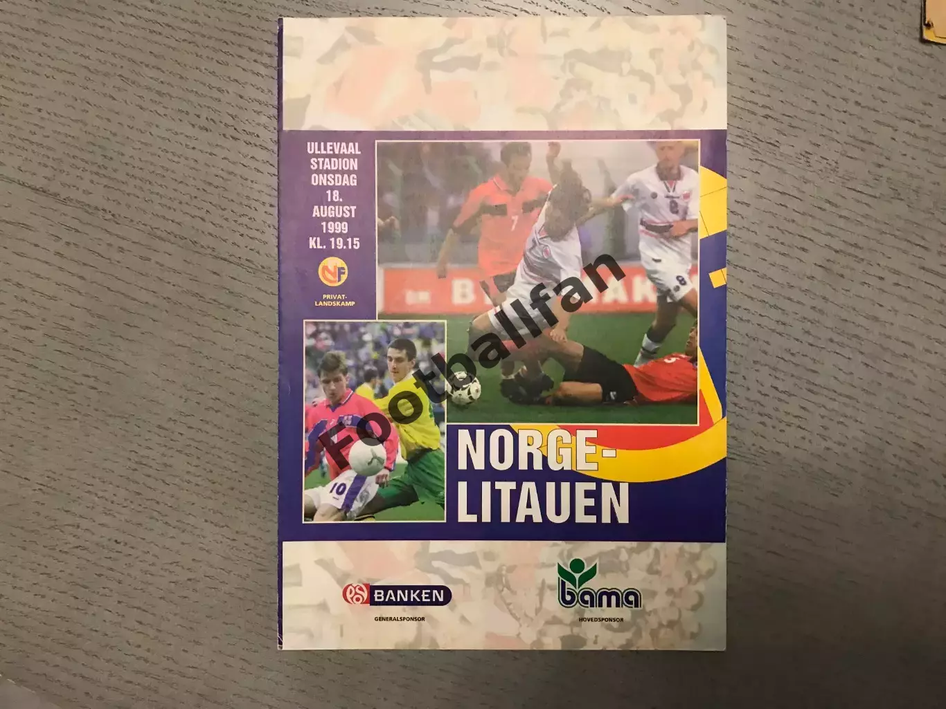 Норвегия - Литва 18.08.1999