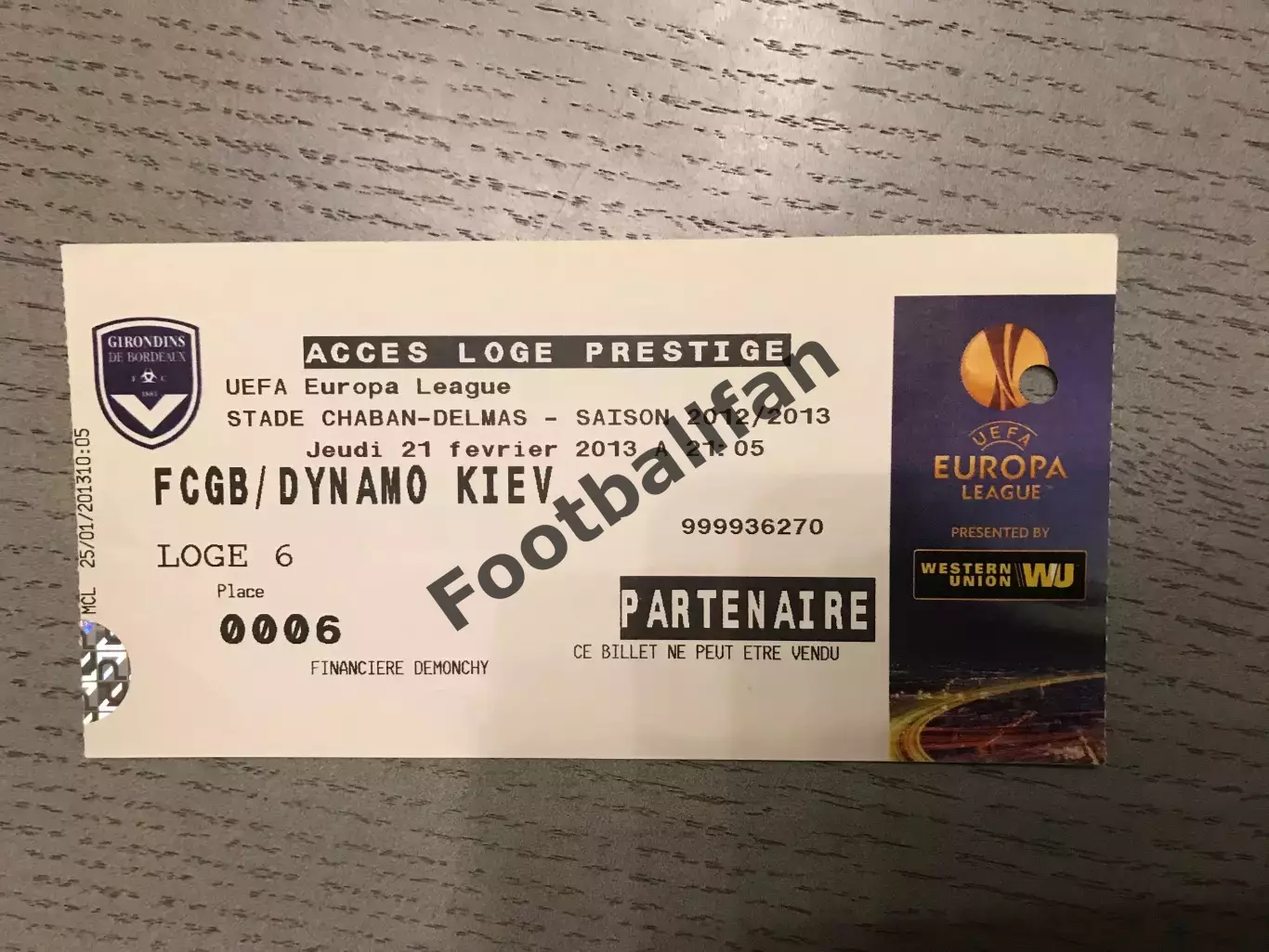 Бордо Франция - Динамо Киев , Украина 21.02.2013