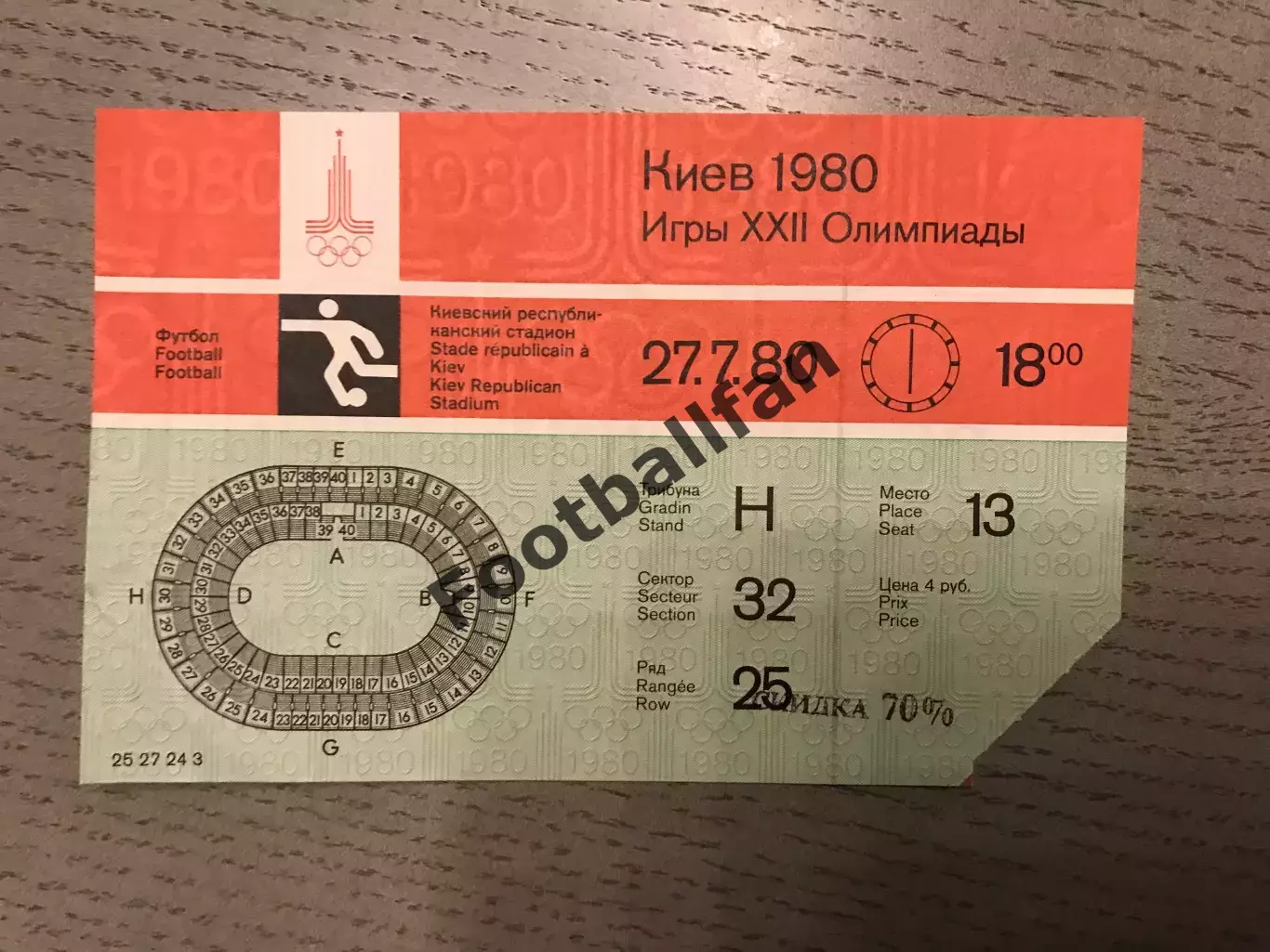 ГДР - Ирак 27.07.1980 . ОЛИМПИАДА . Киев .