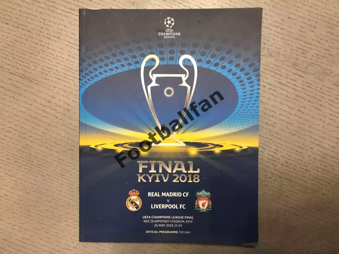 Реал Мадрид , Испания - Ливерпуль Англия 26.05.2018 Финал Лига Чемпионов