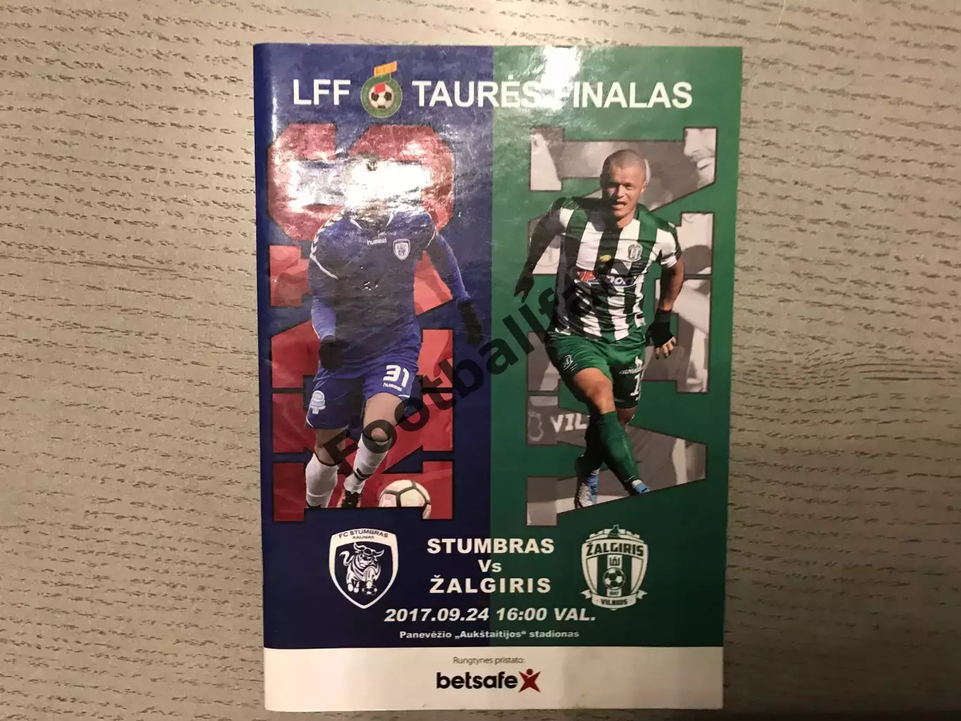 Стумбрас Каунас - Жальгирис Вильнюс Финал Кубка Литвы 24.09.2017