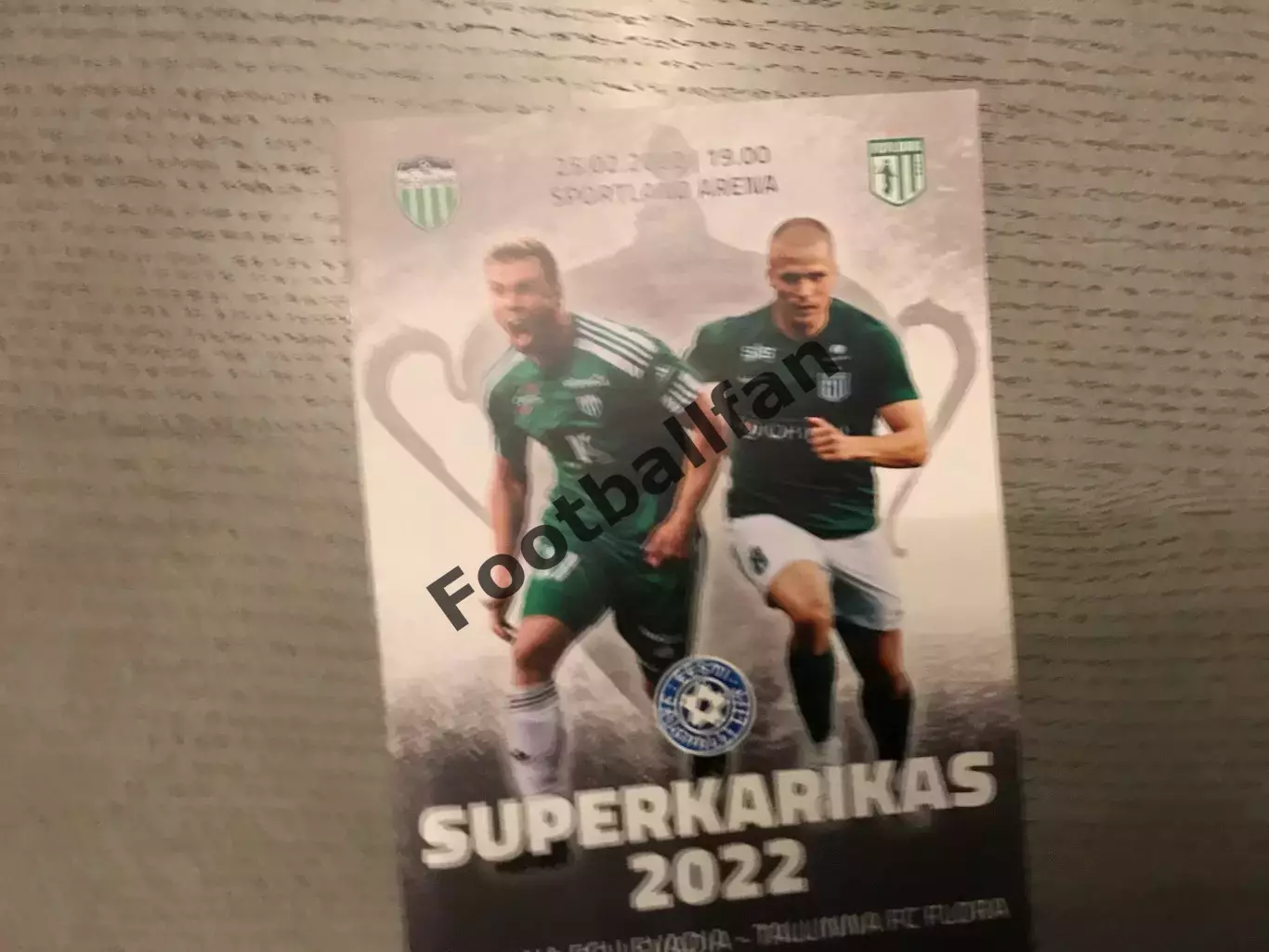 Левадия Таллинн - Флора Таллинн 25.02.2022 Суперкубок Эстонии