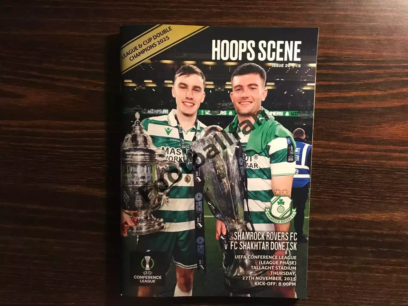 Шемрок Роверс Дублин , Ирландия - Шахтер Донецк, Украина 27.11.2025 ОФИЦИАЛЬНАЯ