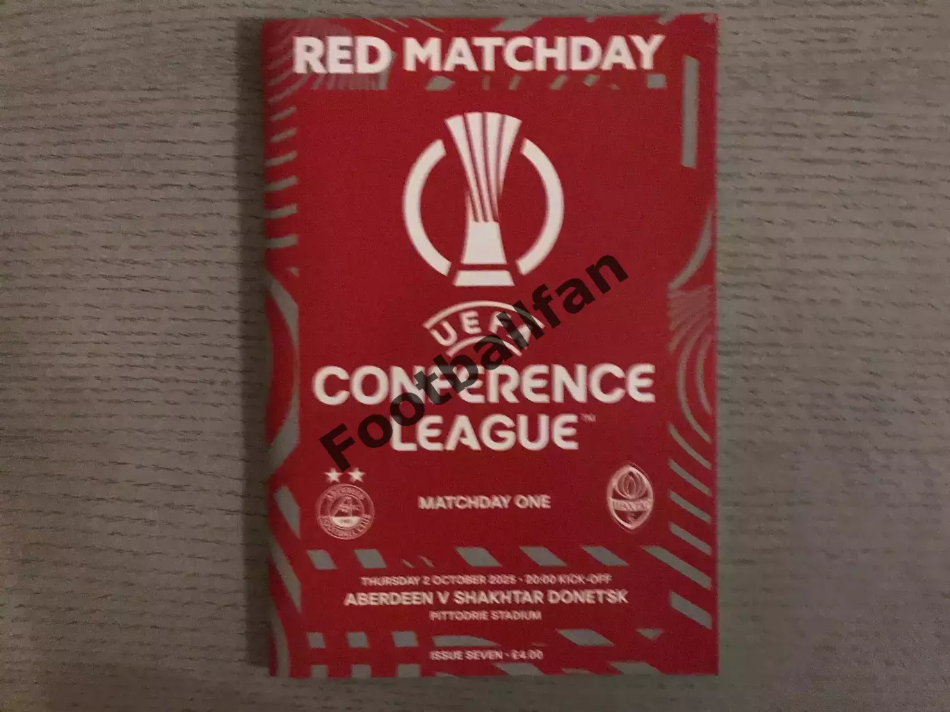 Абердин Шотландия - Шахтер Донецк , Украина 02.10.2025