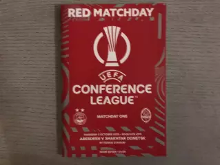 Абердин Шотландия - Шахтер Донецк , Украина 02.10.2025