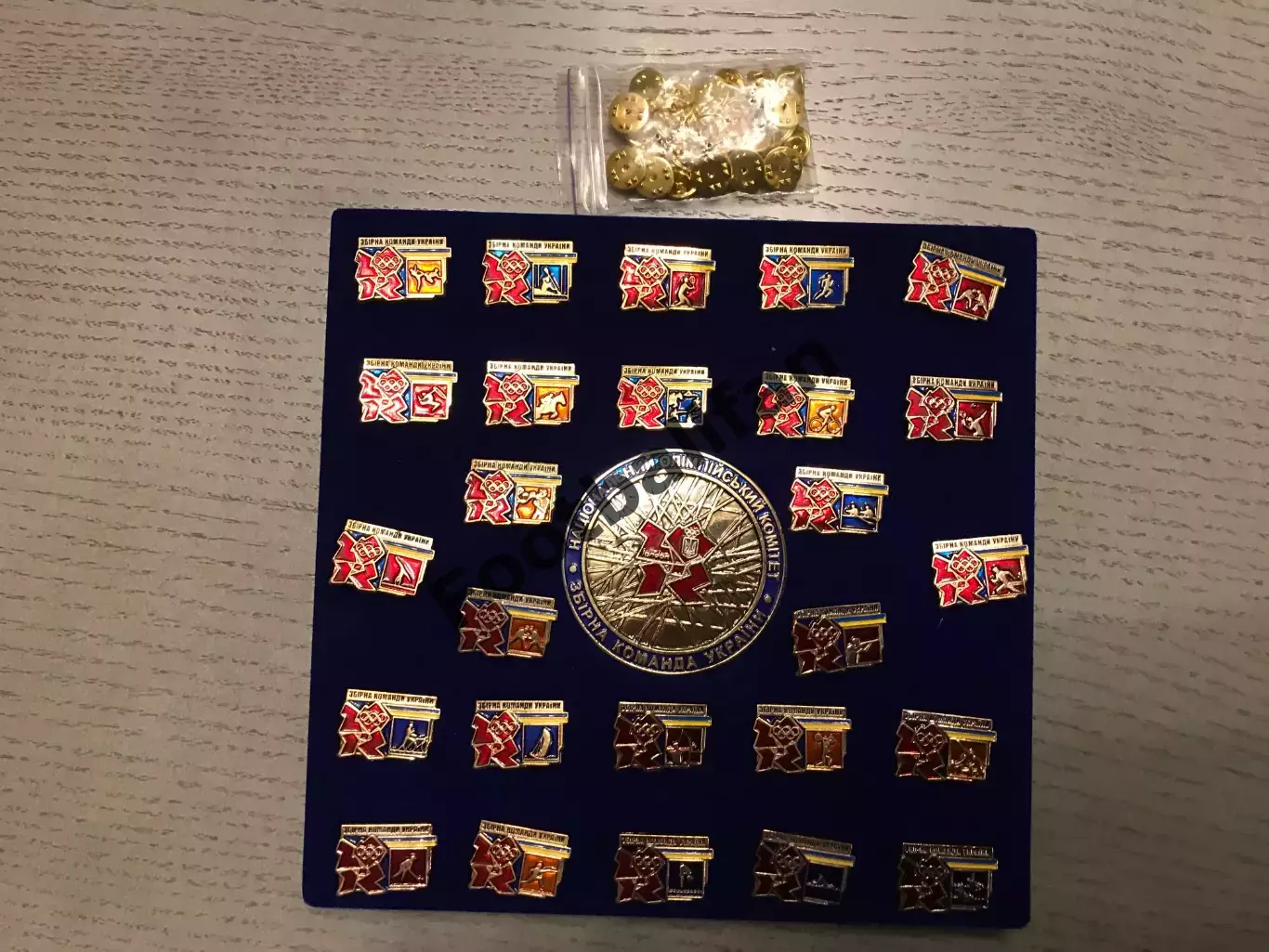 Олимпийские игры . Лондон ( Англия ) . 2012 год . НОК Украина . 26 знаков медаль 2