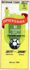 Шахтер Донецк - Динамо Киев 12.03.1988