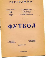 Таврия Симферополь - Торпедо Запорожье 13.08.1995