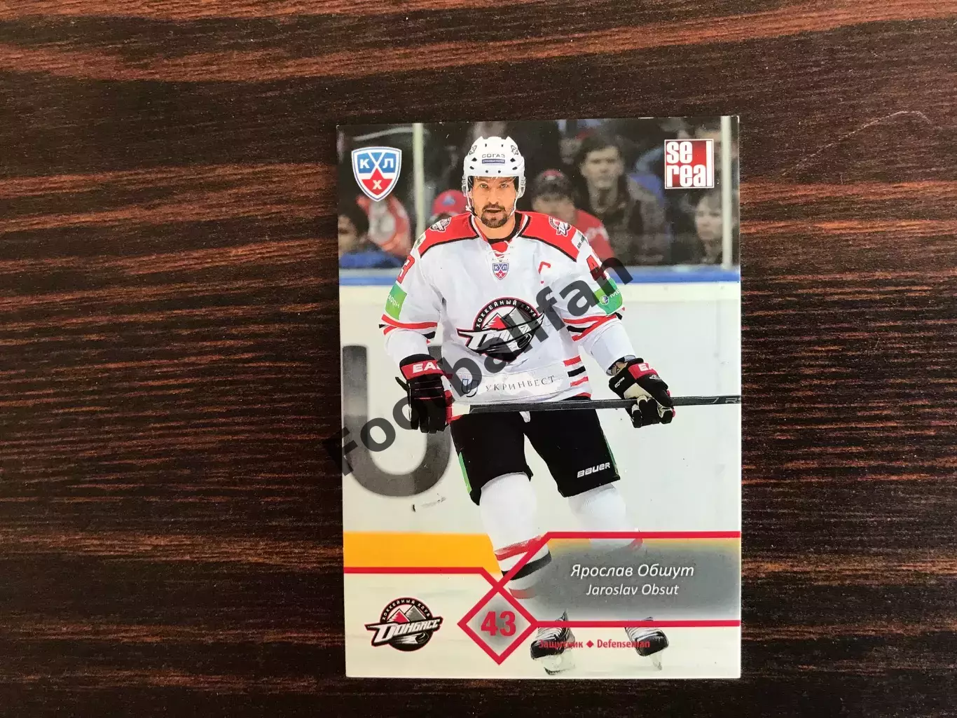 КХЛ . Сезон 2012 - 2013 г.г. Ярослав Обшут Чехия ( ХК Донбасс Донецк )