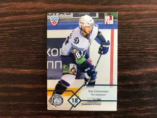 КХЛ . Сезон 2012 - 2013 г.г. Тим Стэплтон США ( Динамо Минск )