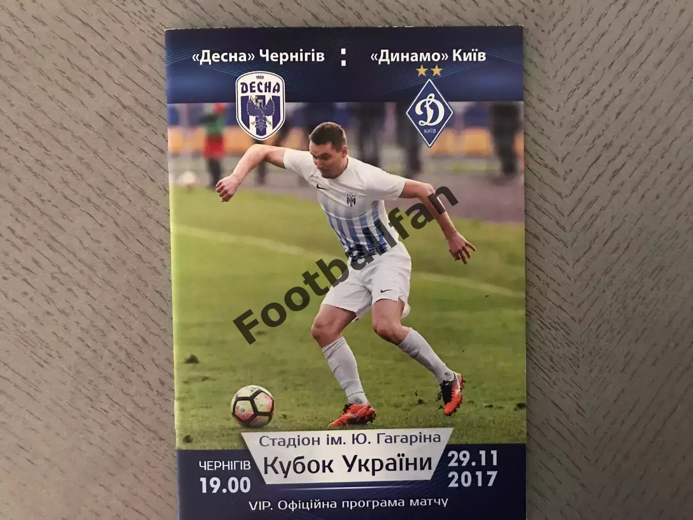 Десна Чернигов - Динамо Киев 29.11.2017 VIP Кубок Украины