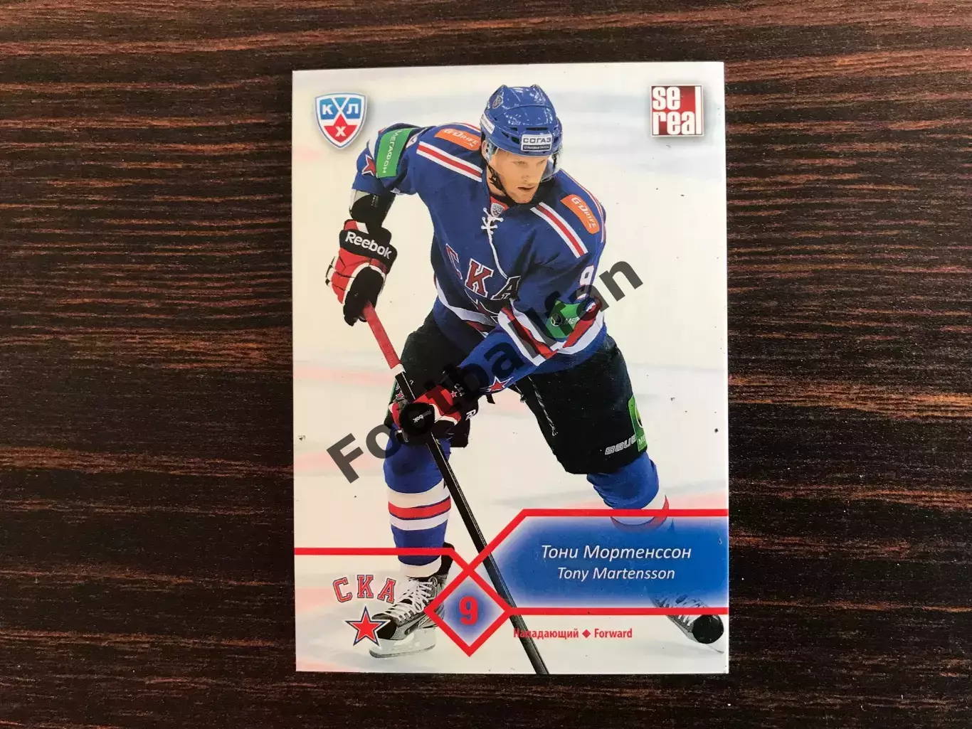 КХЛ . Сезон 2012 - 2013 г.г. Тони Мортенссон Швеция ( СКА Санкт - Петербург )