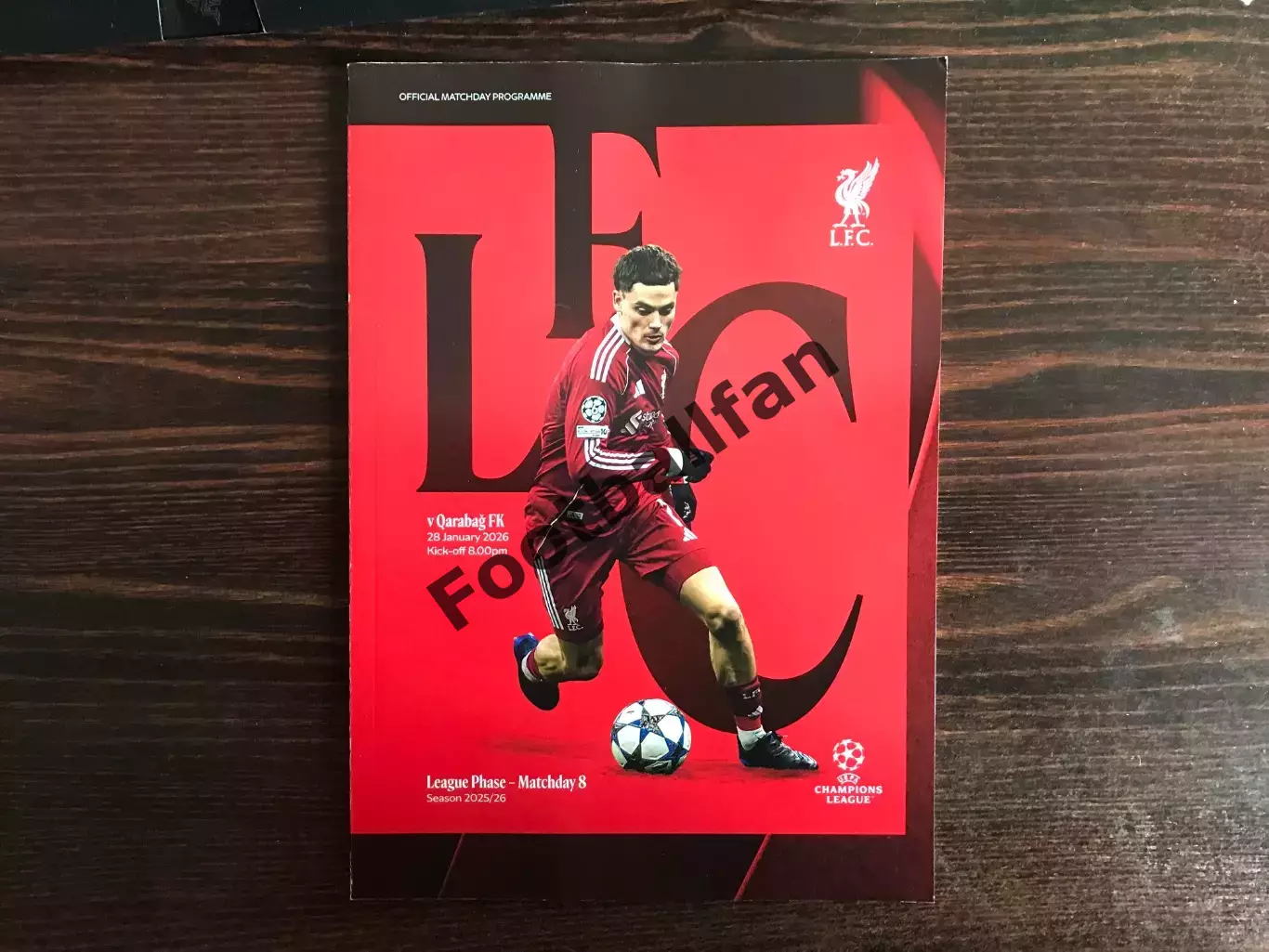 Ливерпуль Англия - Карабах Агдам , Азербайджан 28.01.2026