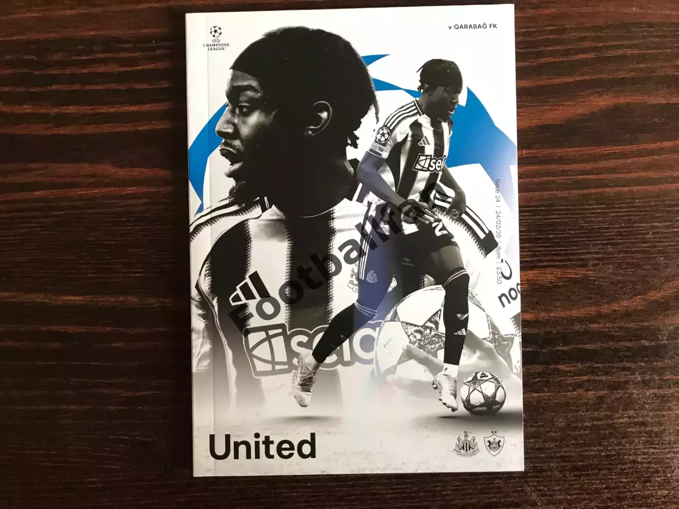 Ньюкасл Юнайтед Англия - Карабах Агдам , Азербайджан 24.02.2026