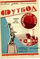 Ростсельмаш Ростов - Авангард Желтые Воды 23.04.1968