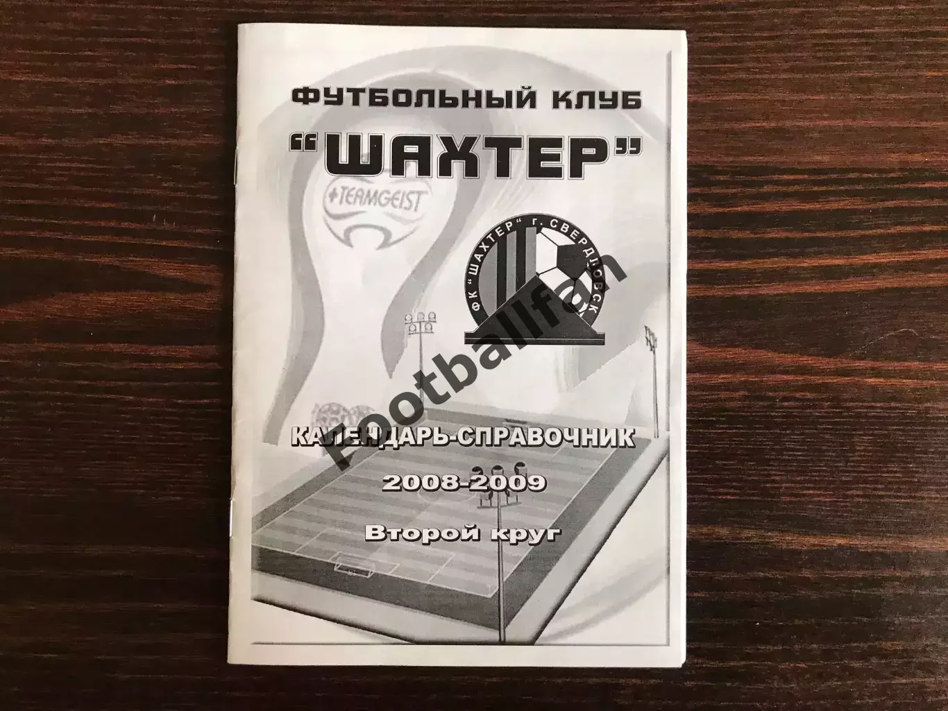 Шахтер Свердловск . 2008 - 2009 . 2 круг .