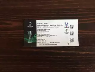 Кристал Пэлас Лондон , Англия - Шахтер Донецк , Украина 07.05.2026.