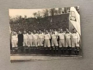 ОРИГИНАЛ ! Динамо Киев - Даугава Рига 11 апреля 1951 год . Открытие сезона .