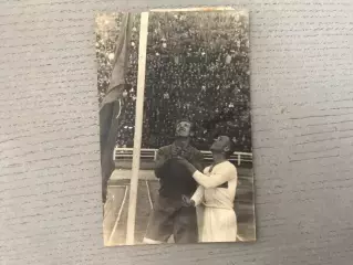 ОРИГИНАЛ ! Динамо Киев - Динамо Москва . 2 мая 1947 год . Шевцов и Соловьев 7