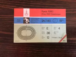 ГДР ( Германия ) - Сирия 24.07.1980 . Олимпиада . Киев .