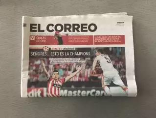 Атлетик Бильбао Испания - Шахтер Донецк . El Correo . 18.09.2014