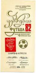 Торпедо Кутаиси - Днепр Днепропетровск 06.04.1982