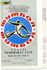 Заря Ворошиловград - Динамо Москва 19.10.1975