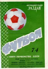 Арарат Ереван - Динамо Москва 09.05.1974