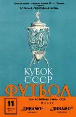 Динамо Москва - Динамо Тбилиси 11.08.1979 Кубок СССР Финал