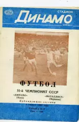 Динамо Киев - Металлист Харьков 08.04.1988 дубль