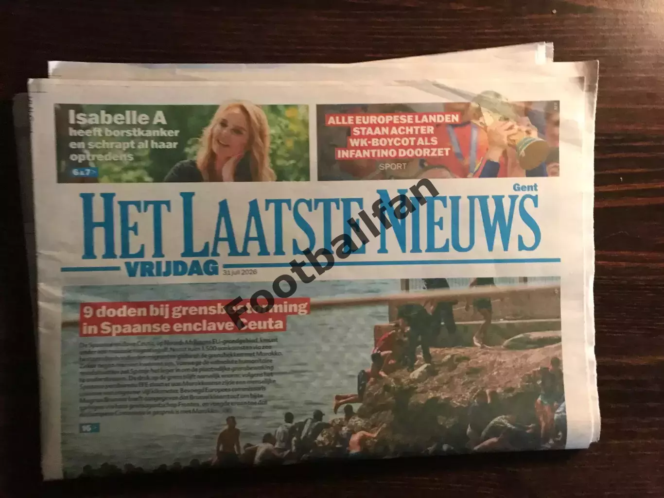Het Laatste Nieuws Отчет Гент Бельгия - ЛНЗ Черкассы , Украина 31.07.2026