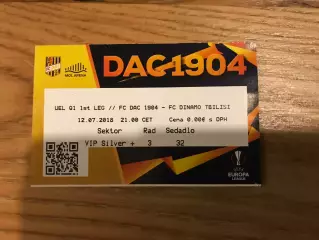 ДАК Дунайска Стреда Словакия - Динамо Тбилиси , Грузия 12.07.2018