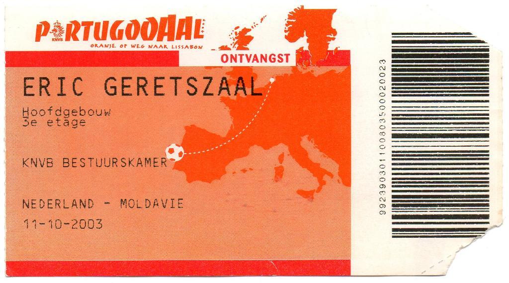 Нидерланды - Молдова 2003