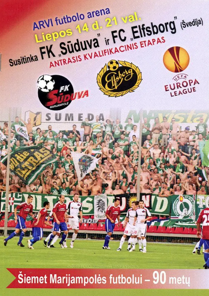 Судува Литва - Эльфсборг Швеция 2011