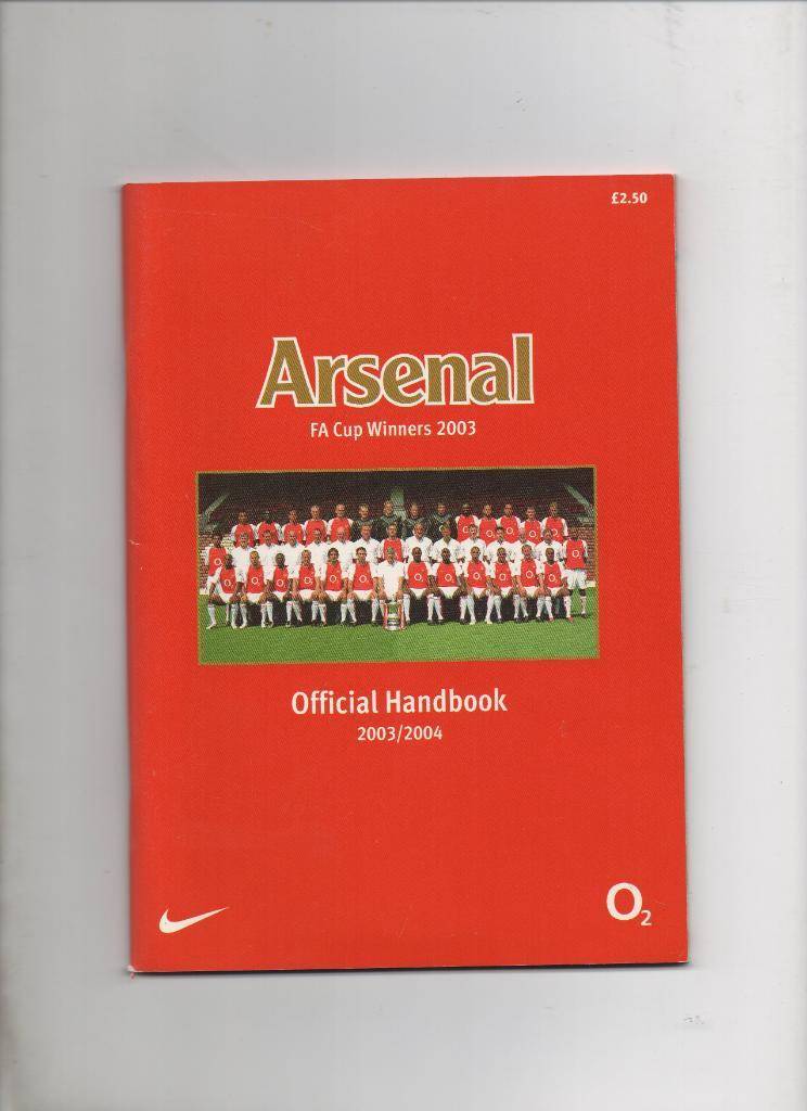 Хэндбук Арсенал Лондон 2003-2004