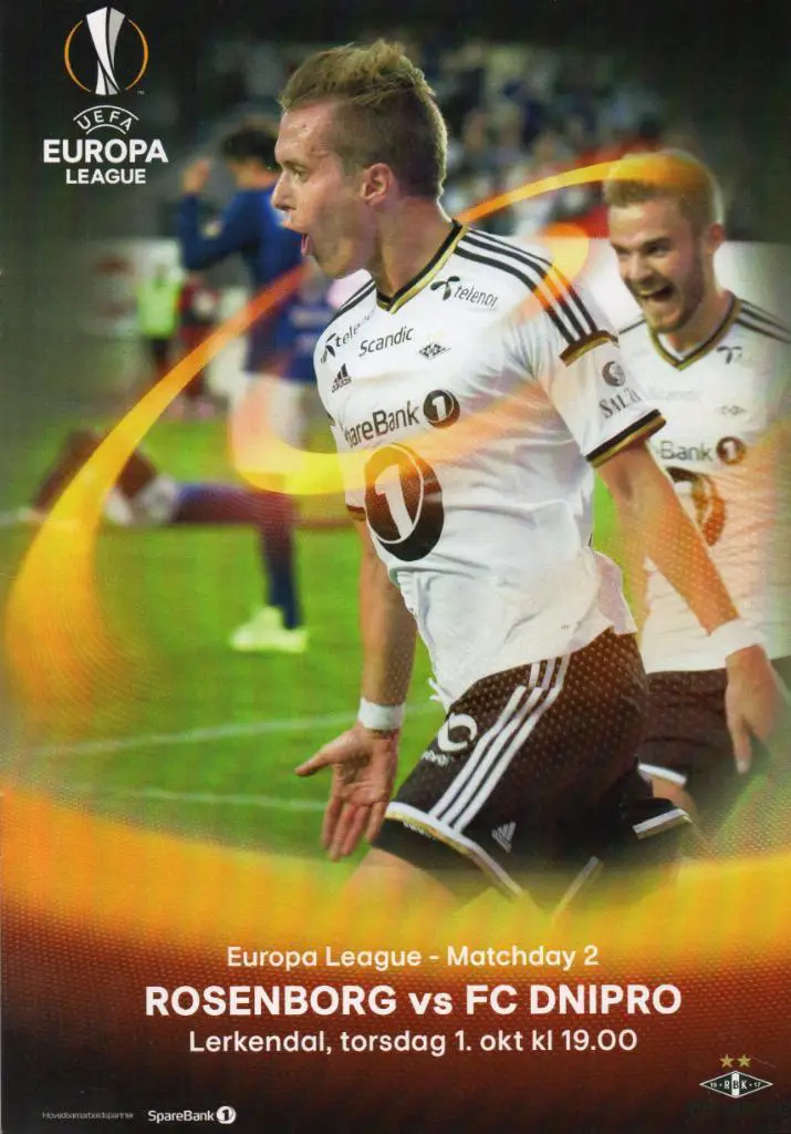 Русенборг Трондхейм Норвегия - Днепр Днепропетровск Украина 2015