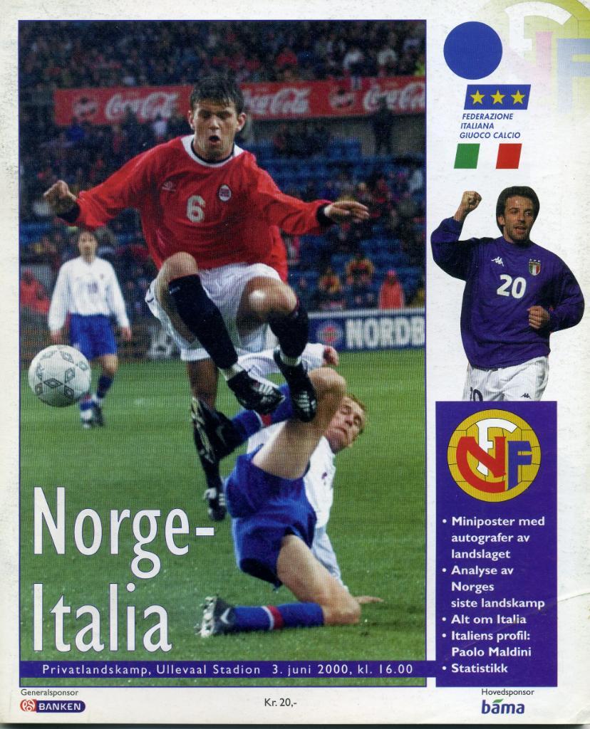 Норвегия - Италия 2000